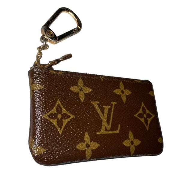 Vintage Louis Vuitton Monogram Pochette Cles Coin Pouch Key Holder - Picture 14 of 14